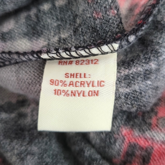 Aryeh Long Sleeve Tunic Sweater Dress Abstract Print Boho Festival Indie Size L - Picture 7 of 7